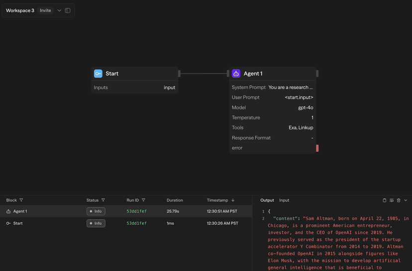 Real-time Console Panel