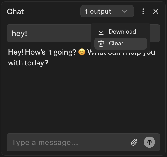 Clear chat history